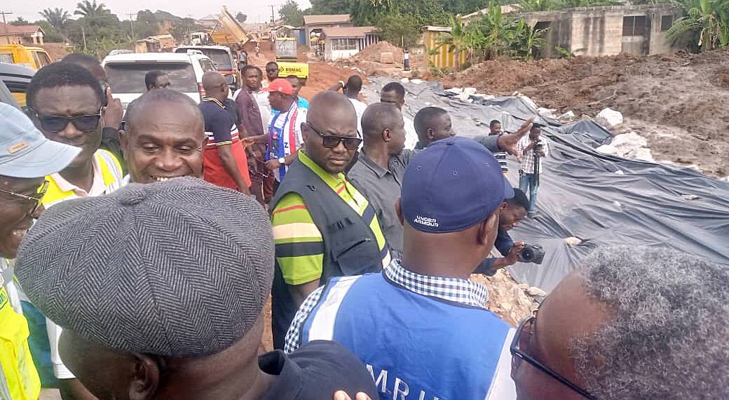 Government begins rehabilitating major roads in Ejisu in preparation for upcoming by-election