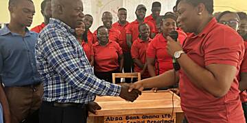 Absa Bank supports Akropong School for the Blind