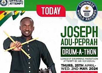 Drumathon: Joseph Adu-Peprah shares experience