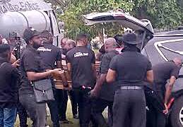 Final burial rites for John Kumah on going