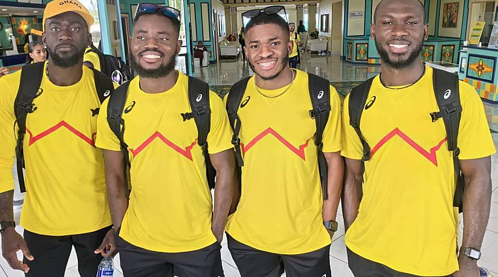 Ghana’s 4*100 relay team drop baton at Olympic Games qualifier in Bahamas