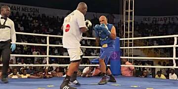 Azumah Nelson vs Irchad Razaaly: Exhibition fight ends in a draw