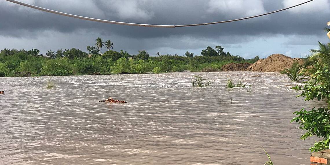 Traditional leaders pour libation to pacify gods over Okyereko flooding