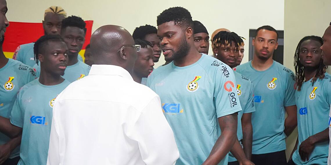 We need good stadia to play good football – Thomas Partey tells Dr. Bawumia