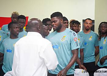 We need good stadia to play good football – Thomas Partey tells Dr. Bawumia