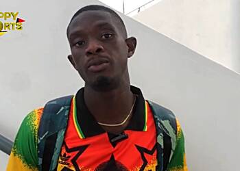 CAA Regional II Championship gold medalist Kennedy Ocansey speaks after failing to qualify for Olympics