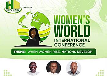 Multiple Award winning Radio Personality and Emcee, Nana Quasi-Wusu, Who is widely known for his versatility and mastery on the microphone is set to host the maiden edition of Women’s World Conference with the theme, “When Women Rise, Nations Develop”. The event which is slated June 14, 2024 shall be held at the Kofi Ohene Konadu Auditorium in the University of Professional Studies with Ghana’s Vice President (Dr Mahamudu Bawumia) and former president (John Mahama) as headliners. Other personalities to grace the occasion includes; Reverend Michael Kumi Owusu (Co-Founder of Hope Minds) , Portia Gabor (News Anchor at TV3) and ace TV Personality, Oheneyere Gifty Anti. However, Musicians like Adina Thembi, SK Frimpong and Steve O and The Broken Chains shall uplift souls of attendees with music. Nana Quasi-Wusu (PM) as the official MC shall have his western regional media colleague, Ato Kwamina Otoo as a Co-MC