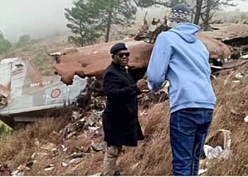 Wreckage of vice-president’s plane found with no survivors