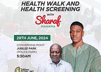 Concern Youth of NDC in Tamale kicks against Sharaf Mahama’s upcoming health walk and screening event