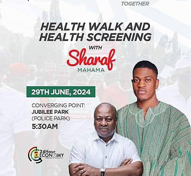 Concern Youth of NDC in Tamale kicks against Sharaf Mahama’s upcoming health walk and screening event