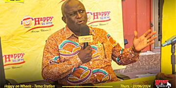 Happy FM's "Happy on Wheels" engages Klottey Korle Community - MCE addresses sanitation and trader concerns