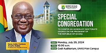 Volta Youth protest UHAS's decision to honor President Akufo-Addo with Honorary Doctorate