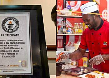 GWR debunks Chef Smith cook-a-thon record breaking victory