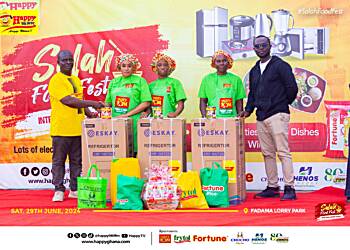 Happy 98.9 FM Crowns Vim Ladies of Madina Zongo Winners of 2024 Salahfest Inter-Zongo Cooking Competition