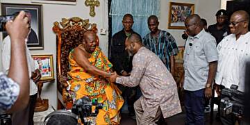 NPP Running Mate seeks traditional leader's blessings and counsel in courtesy visit