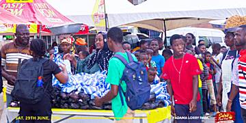 Happy FM feeds residents of Fadama at 2024 SalaFest