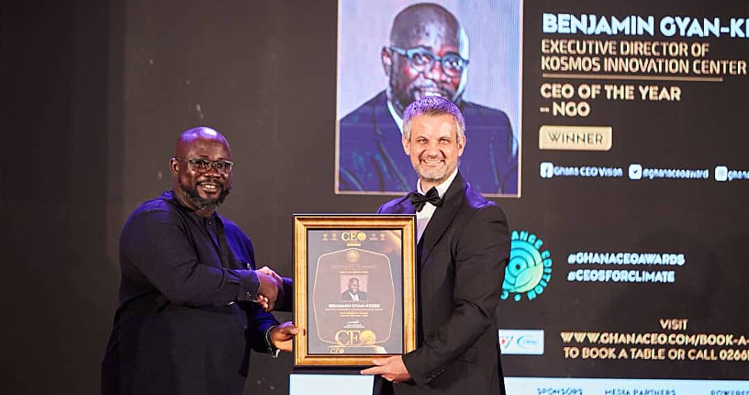 Benjamin Gyan-Kesse of Kosmos Innovation Center recognised as CEO of the Year, NGO Category