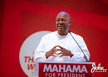 Mahama preaches Peace ahead of December 7th elections
