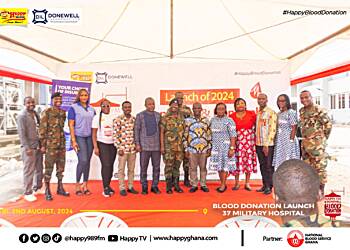 2024 Happy FM/Donewell Insurance blood donation drive launched