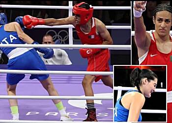 Italy’s Angela Carini quits fight after receiving two punches from Transgender woman at 2024 Olympic Games