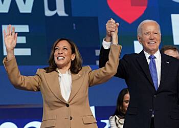Biden hails Harris as DNC's future in emotional farewell speech