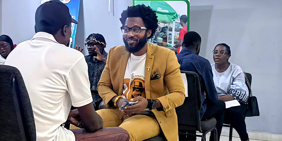 Yfm's Nana Quasi-Wusu speaks on "The Power of Talent at Barcamp Takoradi.