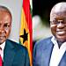 Mahama Jabs Akufo- Addo for mounting statue in Takoradi