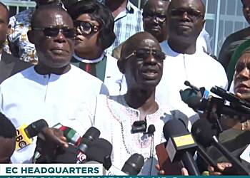 Mahama’s nomination forms submitted as NDC predicts victory in December polls