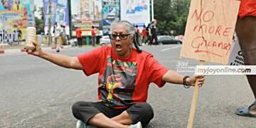 Democracy Hub Demo: convener, Naa Densua calls for release of her granddaughter