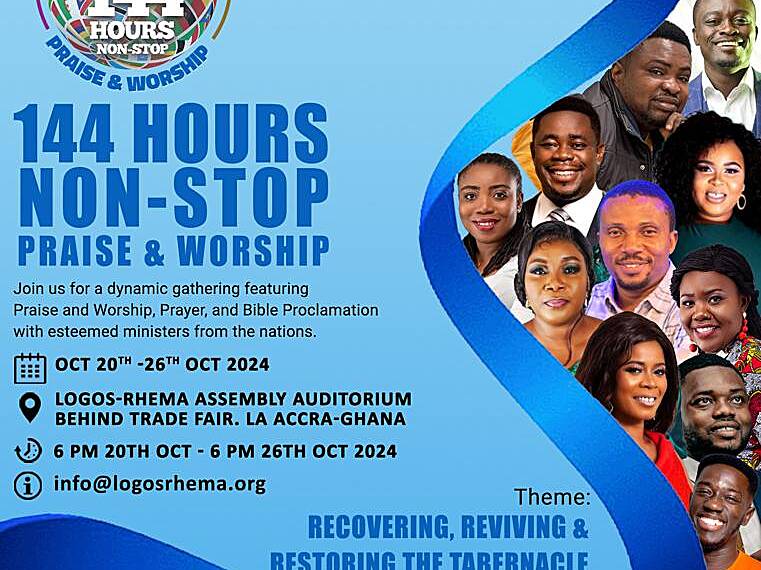Logos Rhema Foundation gears up for 144 Hours Non-Stop Series 2024