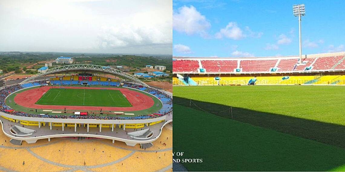 Accra and Cape Coast stadia closed down!