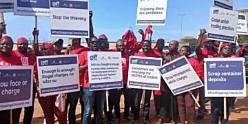 Freight forwarders, trade bodies protest unfair charges by shipping lines in Ghana