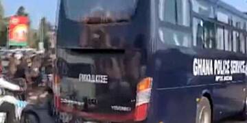 Police commences investigation into accident caused by a police bus driver at Tesano