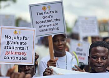 Catholic Archdiocese of Accra leads peaceful protest walk today, October 11