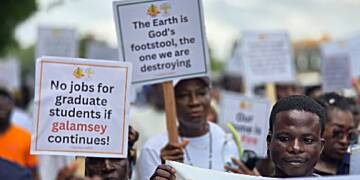 Catholic Archdiocese of Accra leads peaceful protest walk today, October 11