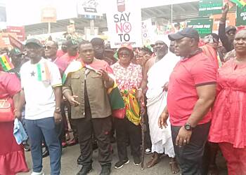 Proponents chant no "Trumu Trumu" in the ongoing protest against LGBTQ bill