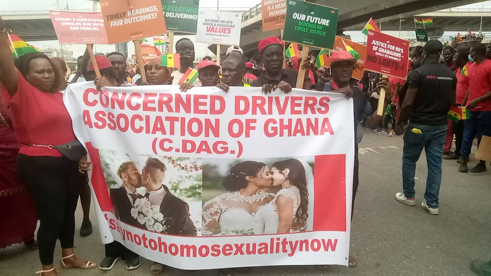 Proponents chant no "Trumu Trumu" in the ongoing protest against LGBTQ bill