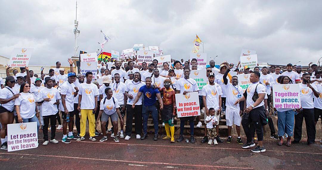 Let Love Lead NGO Successfully Organizes +233 Peace March Ahead of December Elections