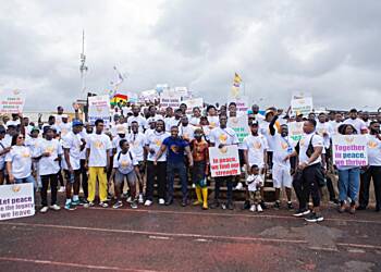 Let Love Lead NGO Successfully Organizes +233 Peace March Ahead of December Elections
