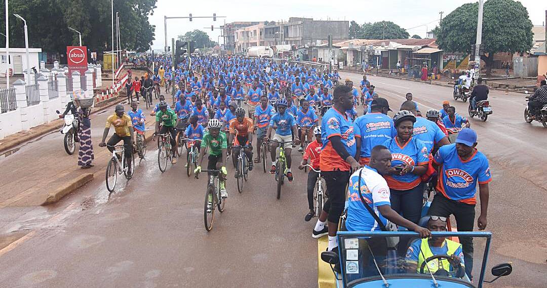 Promasidor @ 25: Cowbell Brings An Exciting 20-KM Bike Caravan To Tamale