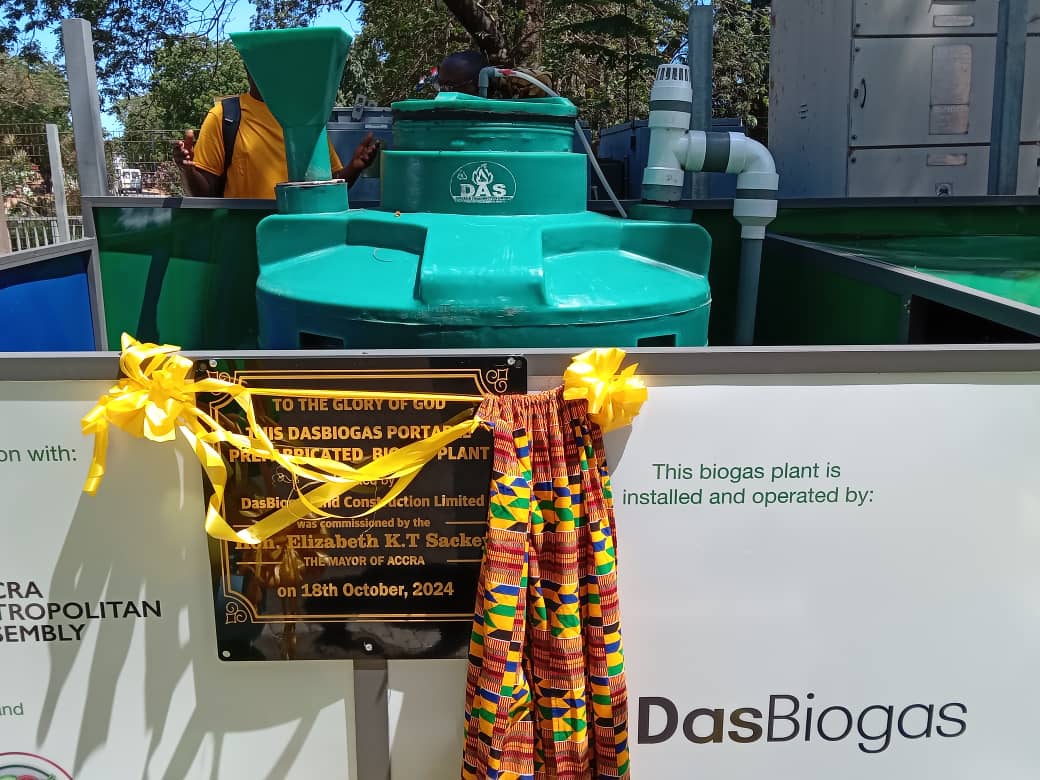 AMA commissions DasBiogas renewable energy plant with onsite