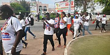 NPP supporters storm Parliament to rally behind Frank Annoh-Dompreh ahead of today's session