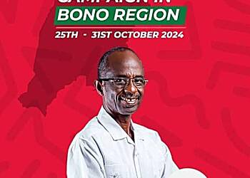 Johnson Asiedu Nketiah resumes Bono Regional tour