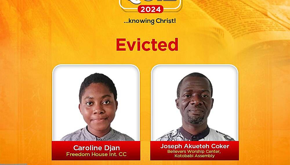 Mary Frimpong and Emmanuel Oduro bow out of Happy Bible Quiz at quarter-finals stage