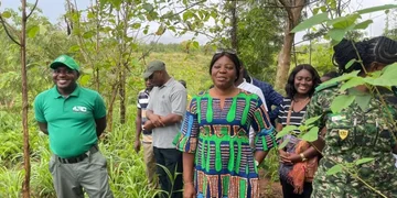 Environment Minister tours Kwahu Ridge to assess progress of Landscape Restoration Project
