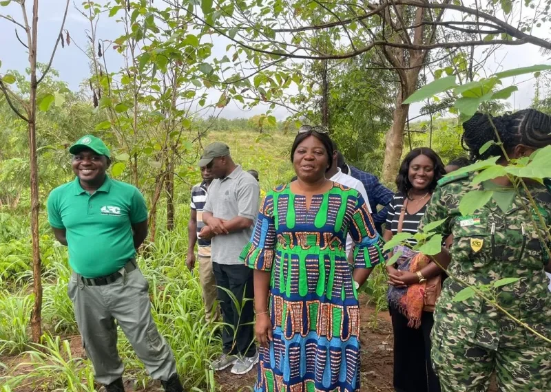 Environment Minister tours Kwahu Ridge to assess progress of Landscape Restoration Project