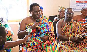 Akomadan Manhene calls on Ghanaians to appreciate Dr. Bawumia’s compassionate leadership