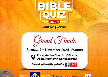 Grand Finale of 2024 Happy Bible Quiz scheduled for November 17