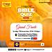 Grand Finale of 2024 Happy Bible Quiz scheduled for November 17