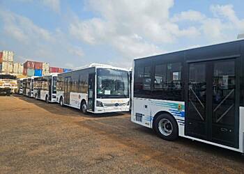 Bawumia's electronic buses arrive in Ghana